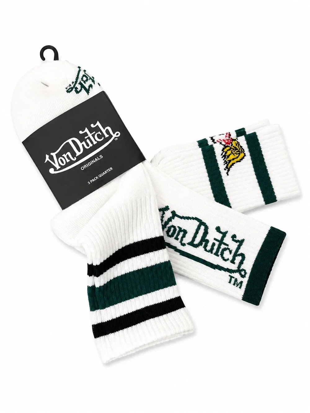 Von Dutch Crew Socks 3 Pack